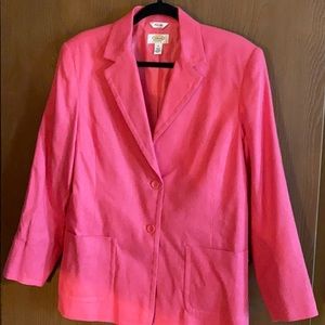 Pink Silk Talbots Blazer